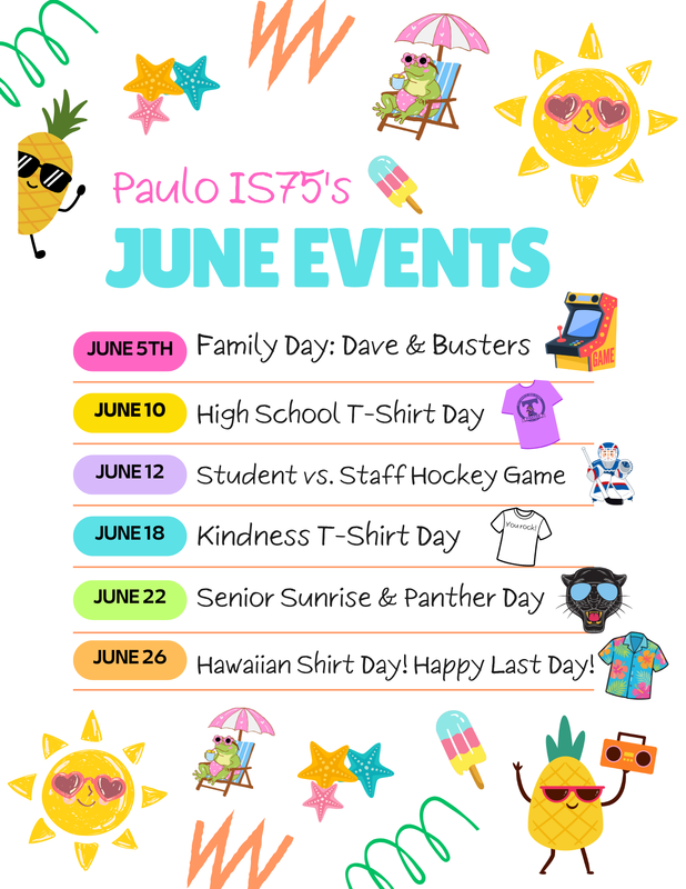 Dates and events for June 2026