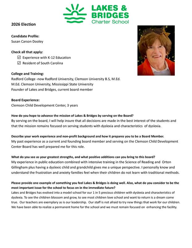 Candidate Profiles for the Board Election