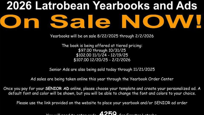 2026 LATROBEAN YEARBOOKS AND SENIOR ADS Featured Photo