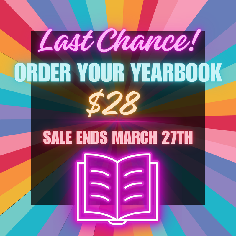 Last Chance to Order Yearbook