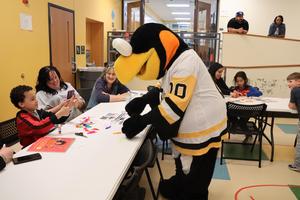 Iceburgh visits with students