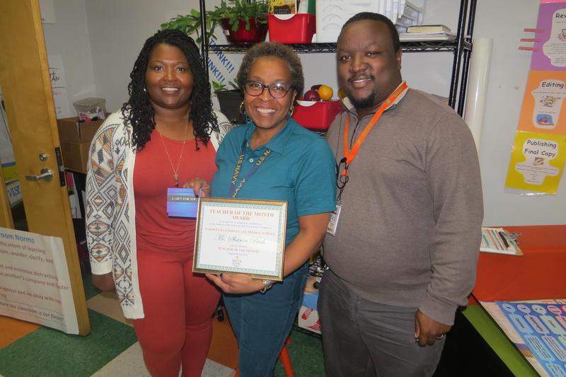 Sharon Bush Teacher of the Month
