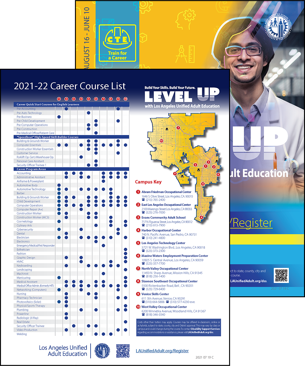 Career Technical Education Flyer - Program Area - Cover 06