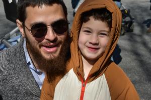 students and their families have fun at the carnival