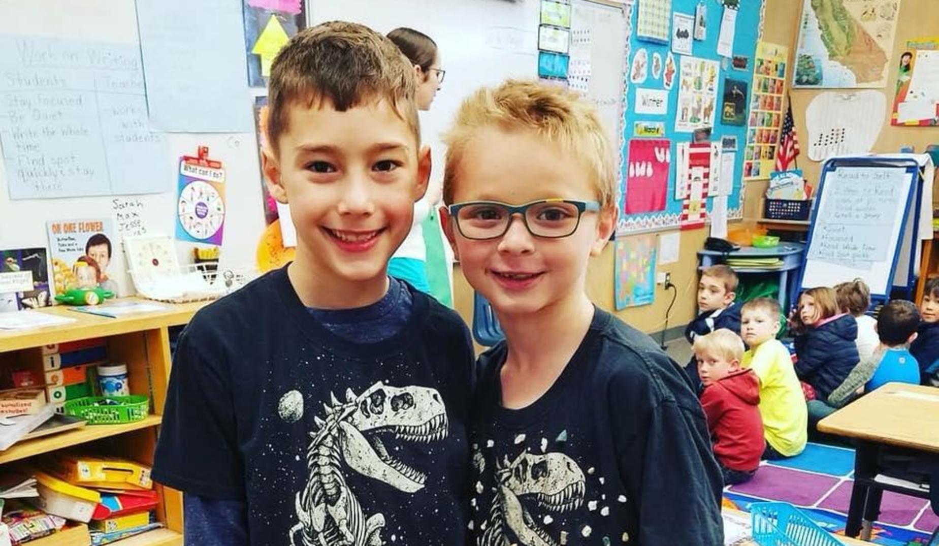 students smiling