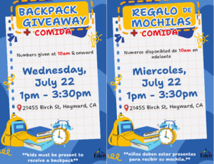 Backpack giveaway