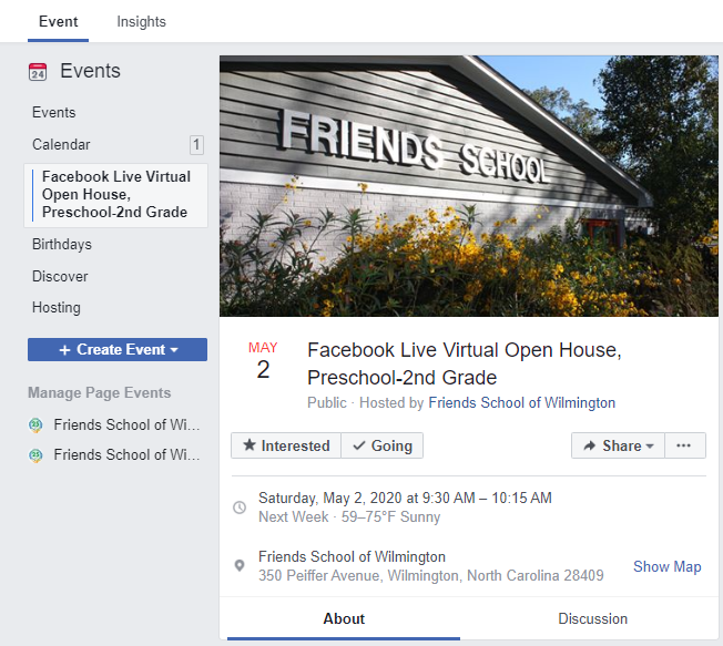 Preschool - 2nd Grade Virtual Open House