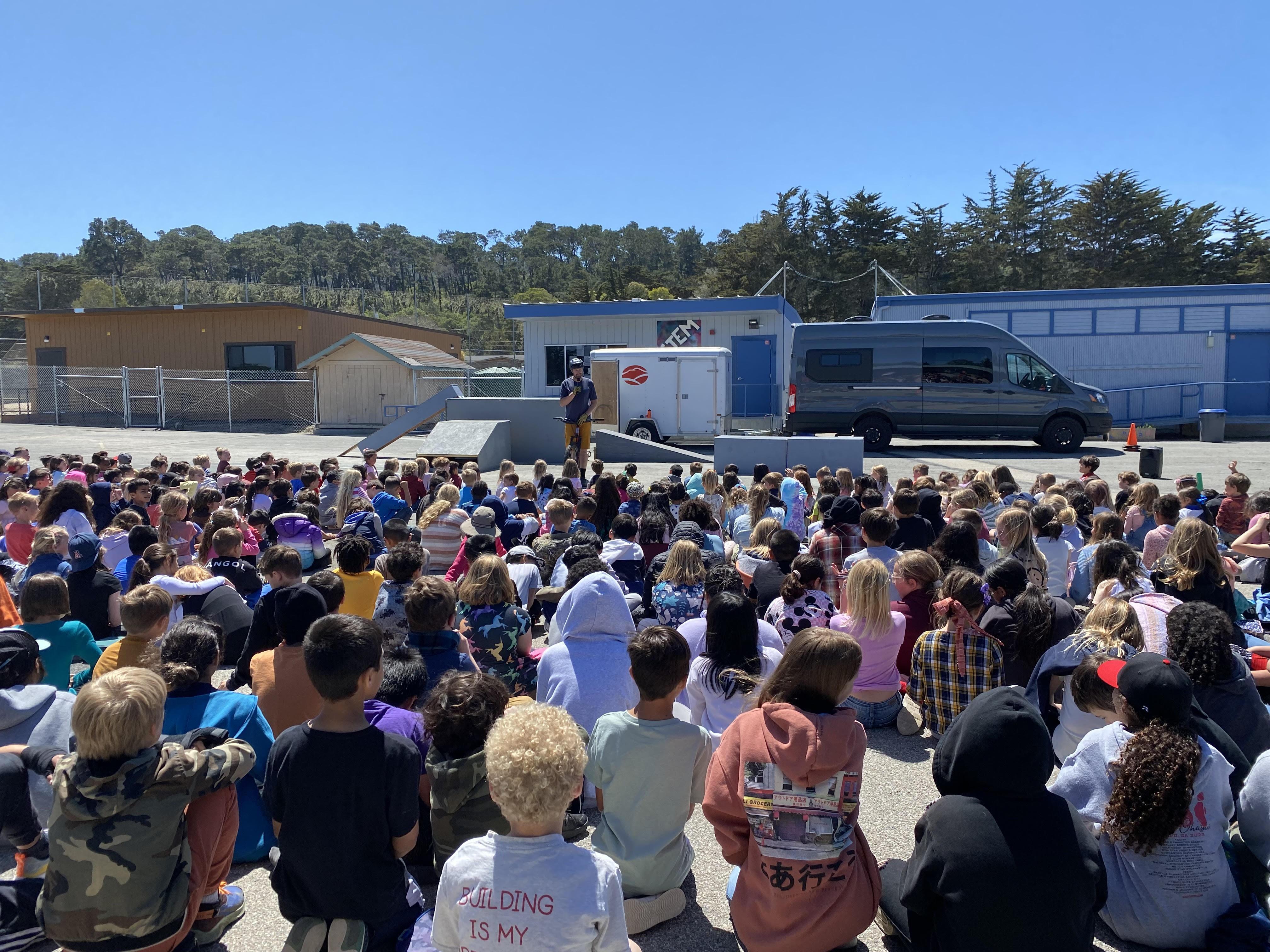 Sea Otter Classic Assembly at La Mesa School (2023)