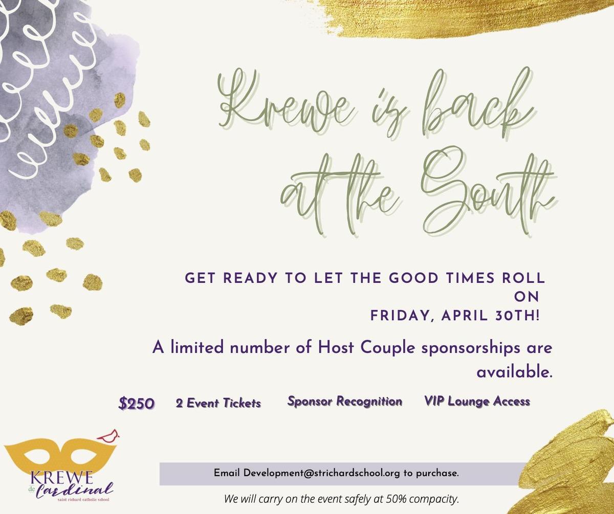 Krewe is at the South!