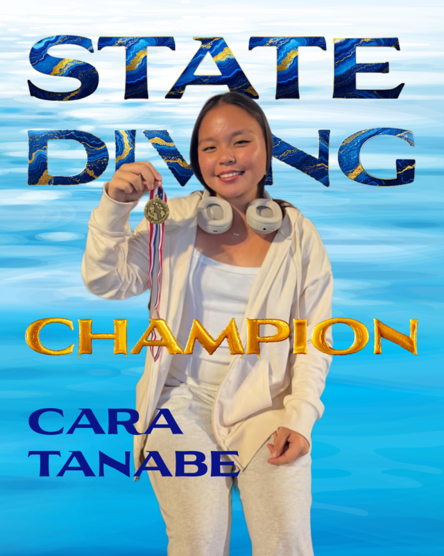 Cara Tanabe State Diving Champion