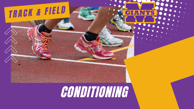 promo graphic - track & field conditioning
