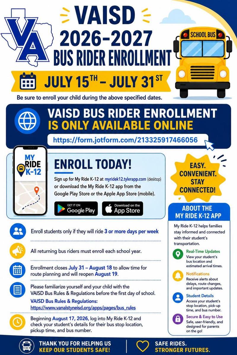 Bus Rider Enrollment