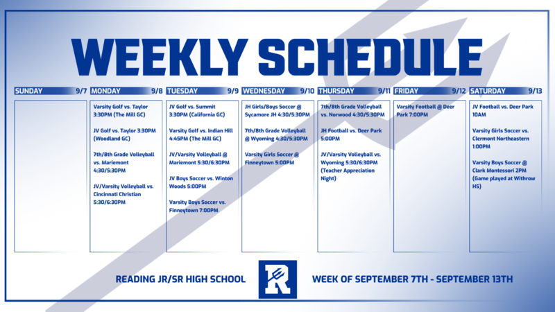 Weekly Schedule