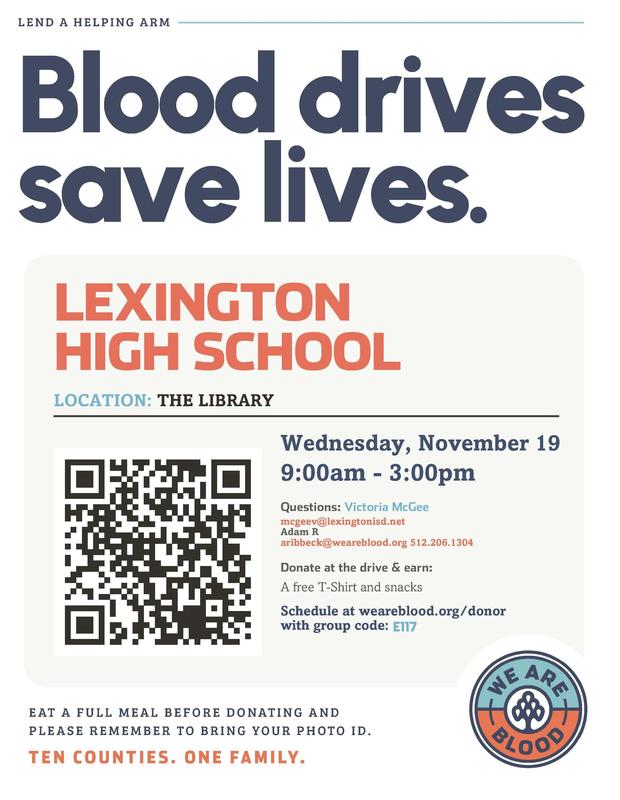 Blood Drive - November 19th Featured Photo