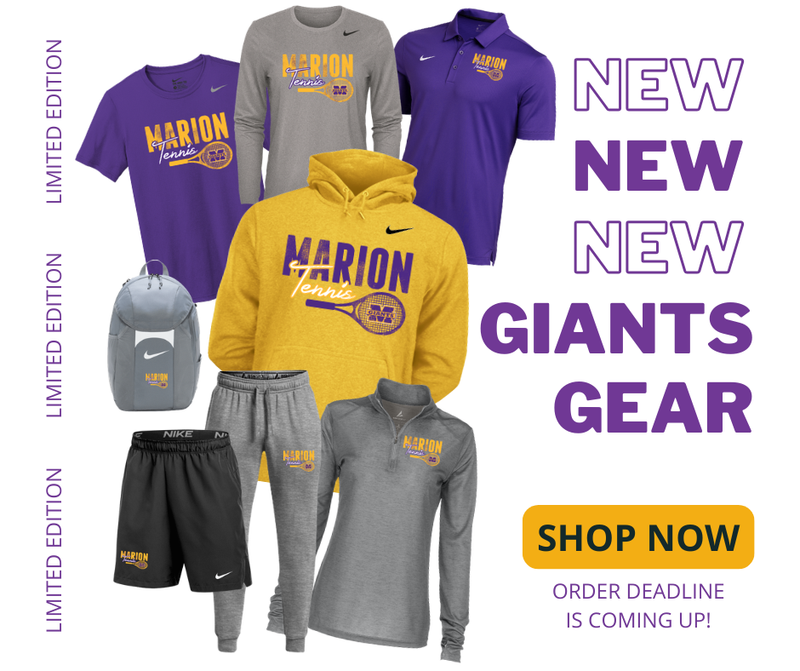 promo graphic - MHS girls tennis spirit wear sale 2026