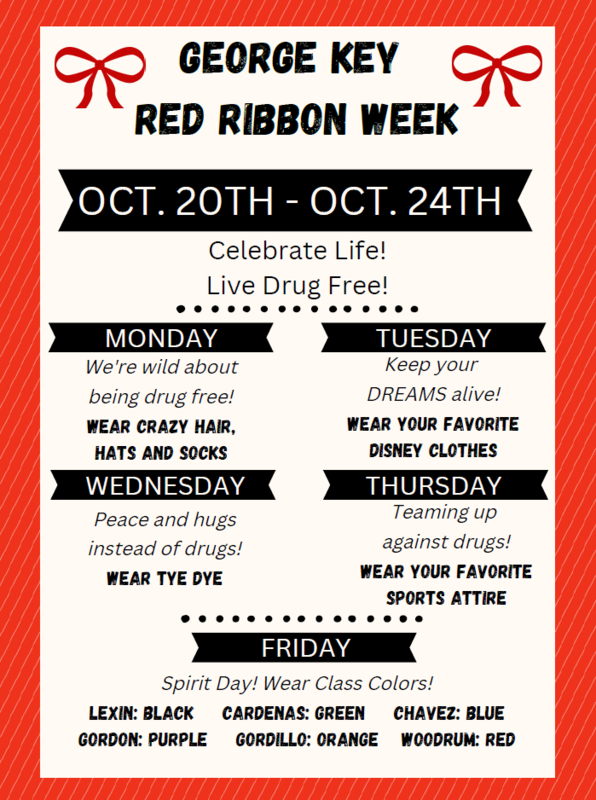 Red Ribbon Week Schedule