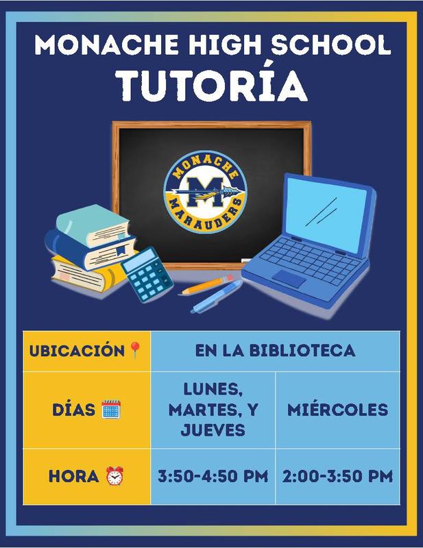 Tutoring Flier in Spanish