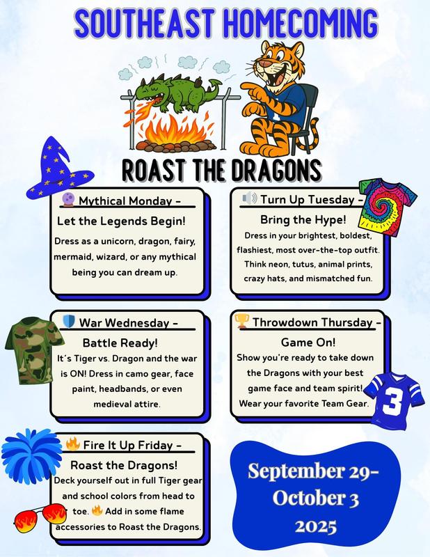 Homecoming Dress Up Days