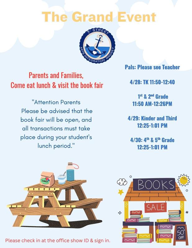 JOIN US FOR OUR GRAND EVENT/BOOK FAIR!