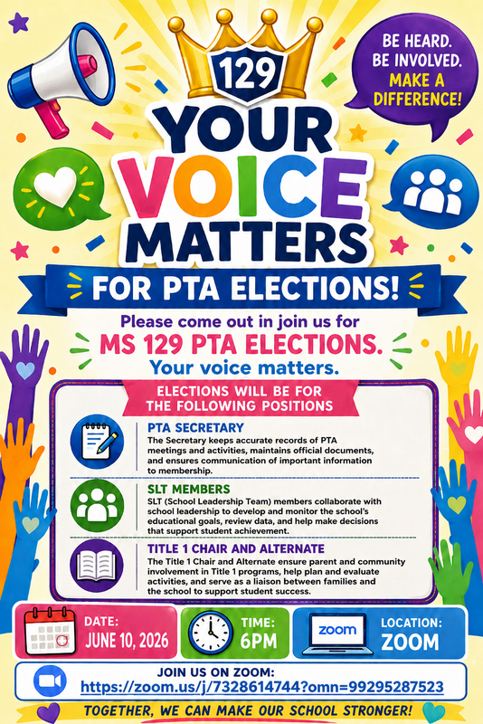 PTA Meeting lfyer - English