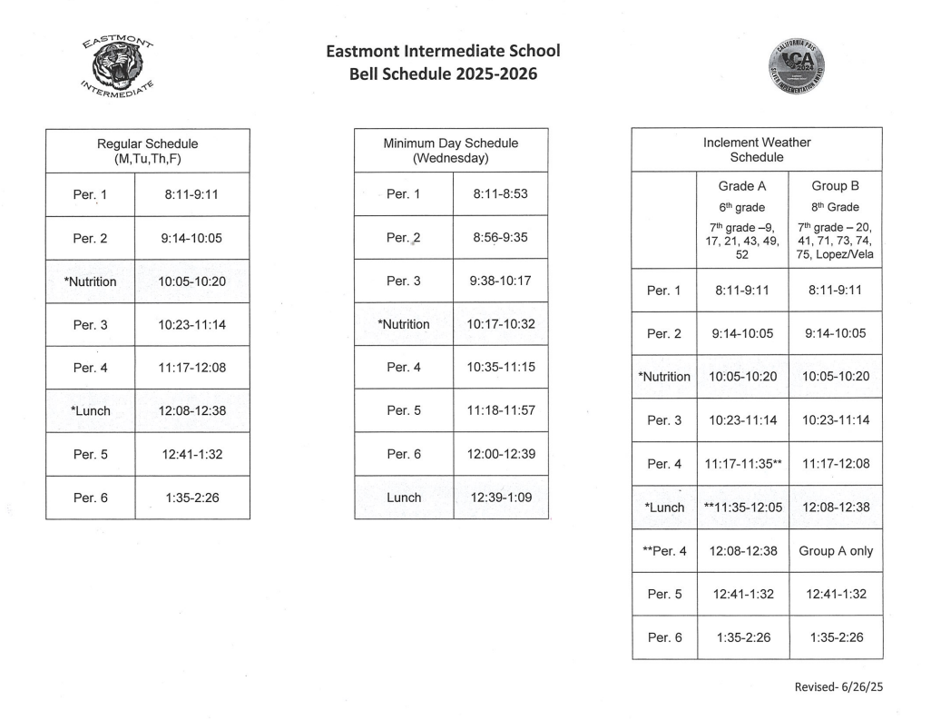  Montebello Unified  Bell