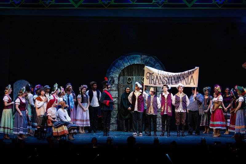 The cast of Young Frankenstein