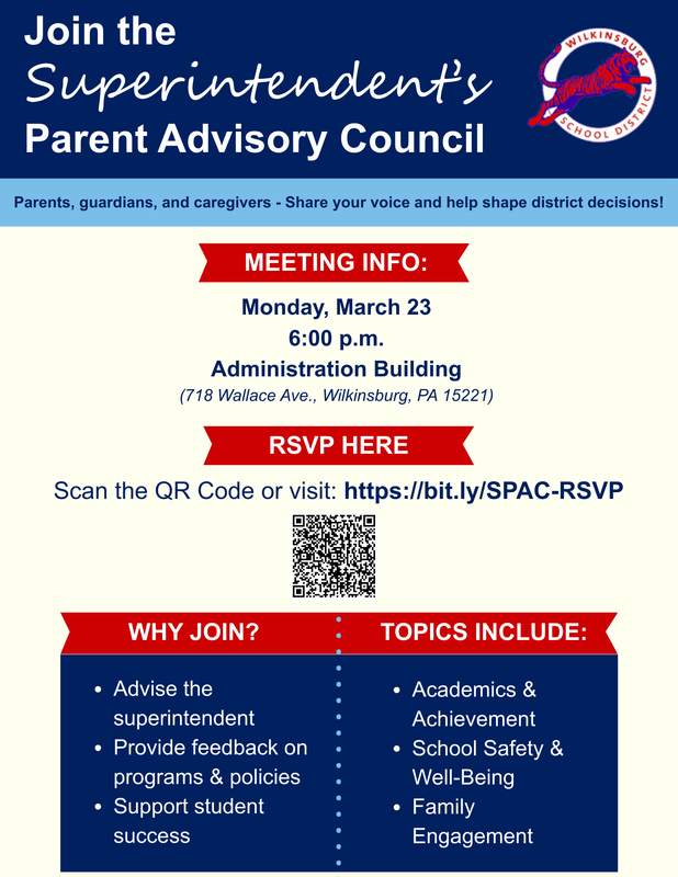 Superintendent's Advisory Council Flyer