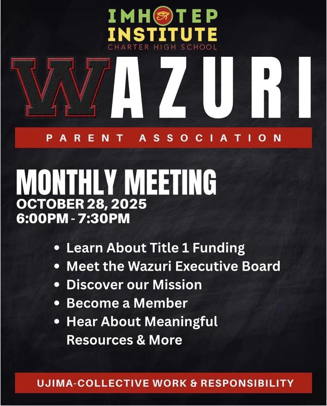 Wazuri Monthly Meeting