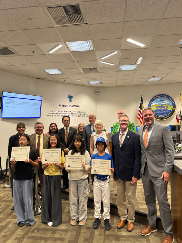 FVSD Students Recognized by City Council for Water Awareness Poster Contest Artworks Featured Photo