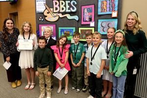 BBES artists at spring art show