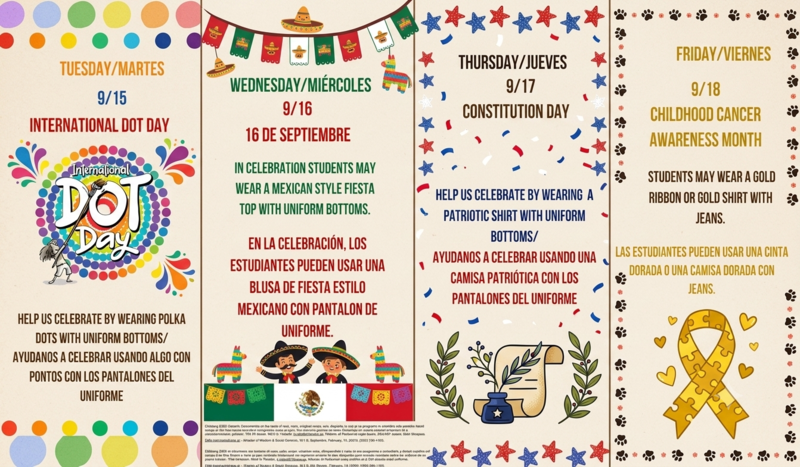International Dot Day/Dress up week
