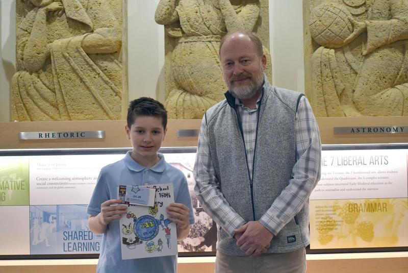 city sticker design contest winner from Burbank school