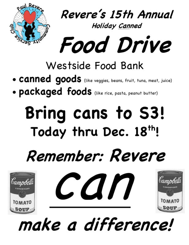 Canned Food Drive