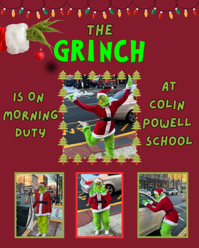 Spreading holiday cheer at the Colin Powell School