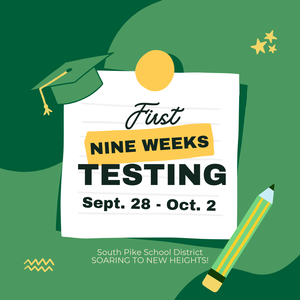 spsd 1st 9 weeks testing september 2026
