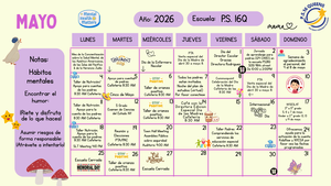 May 2026 Calendar (Spanish)