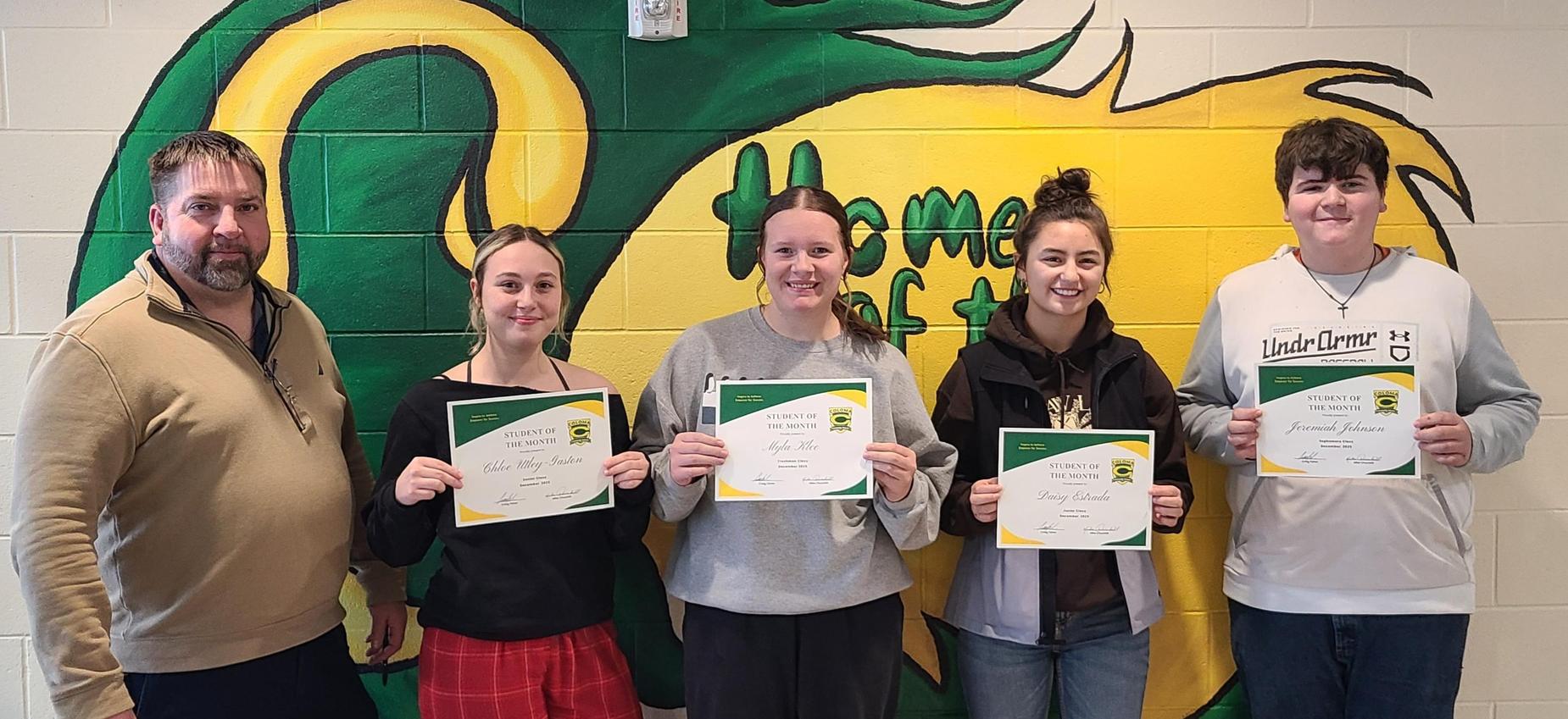 December Students of the Month