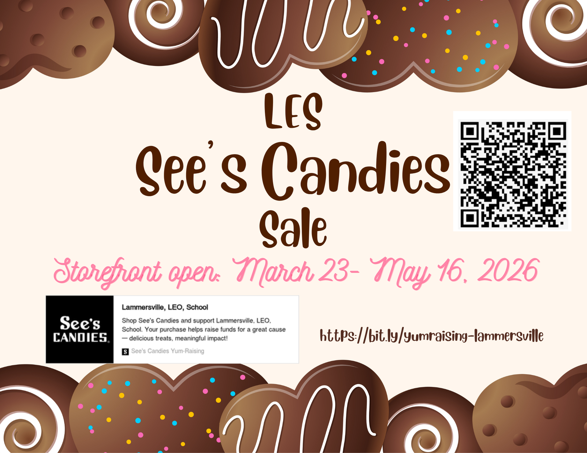 See's Candy Fundraiser Flyer