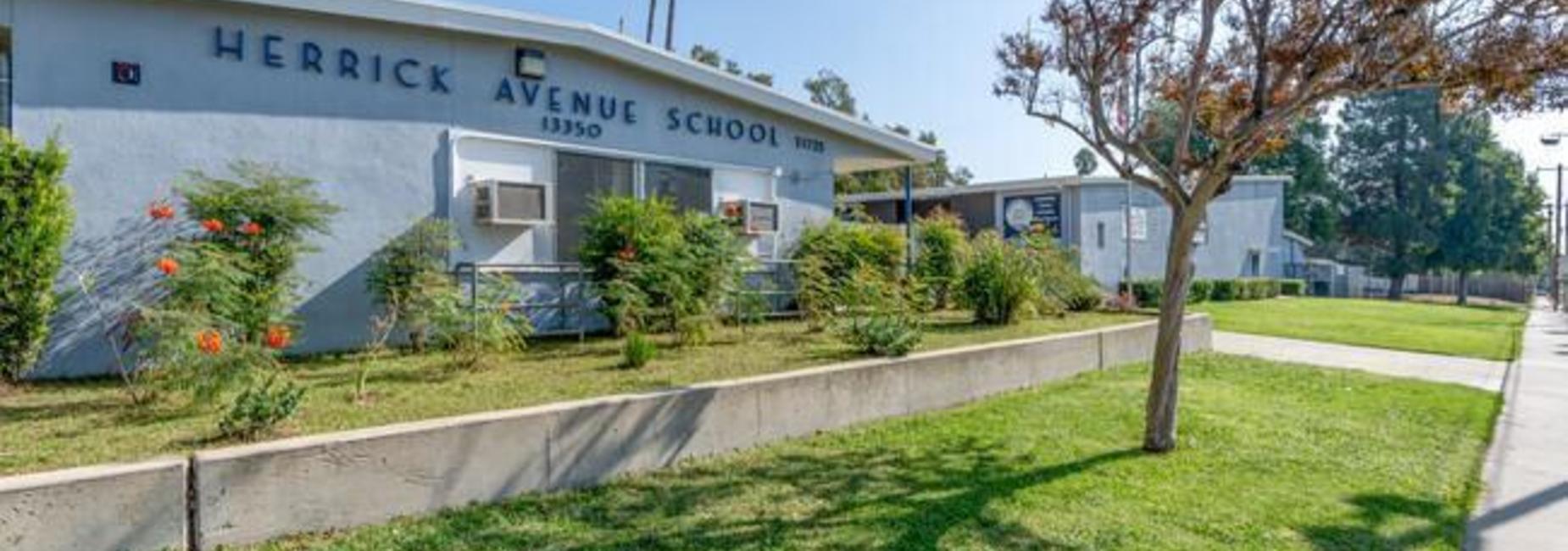 Front of Herrick Avenue Elementary