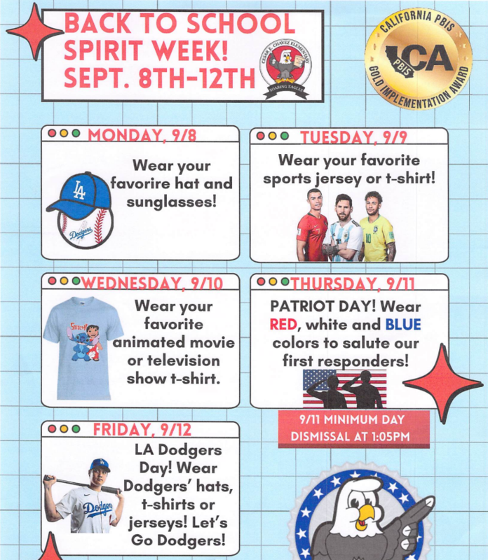 Back to School Spirit Week