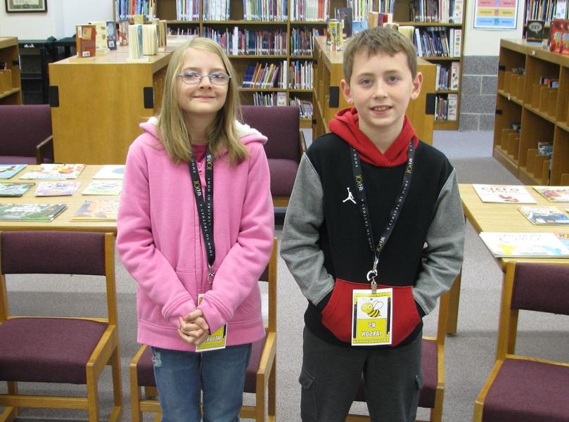 Congratulations to our Spelling Bee winners!  Melanie placed 1st and Jaxson placed as runner up!  Congratulations to you both!