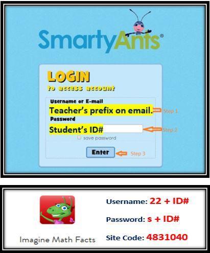 Student Login Information for Technology Programs