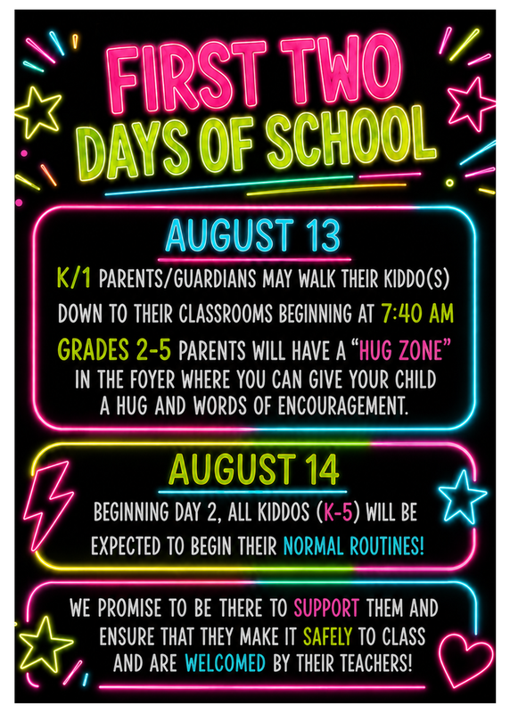 First two days of School! Featured Photo