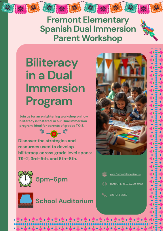 Dual Language Immersion Parent Workshop #2 Featured Photo