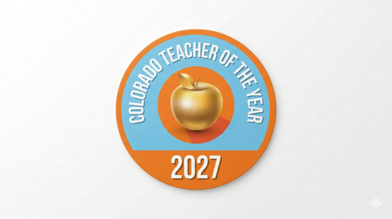 Colorado Teacher of the Year 2027 logo