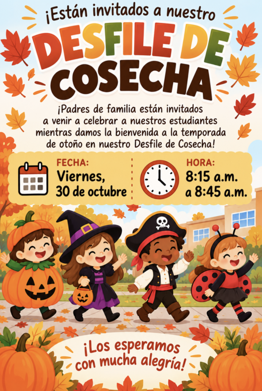 desfile de cosecha