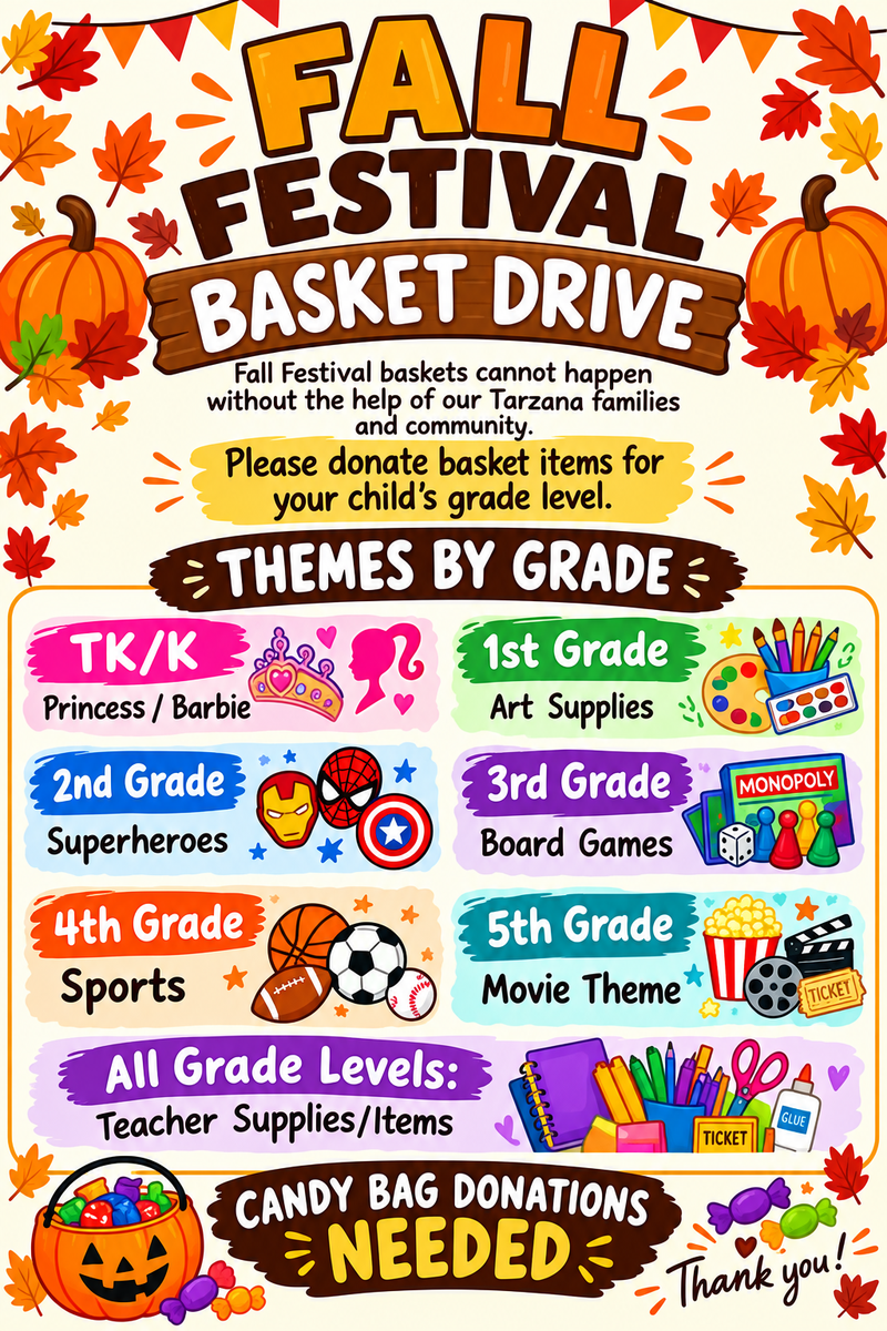 Fall Festival Basket Drive