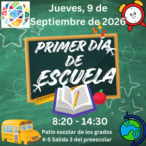 First day of school information Spanish