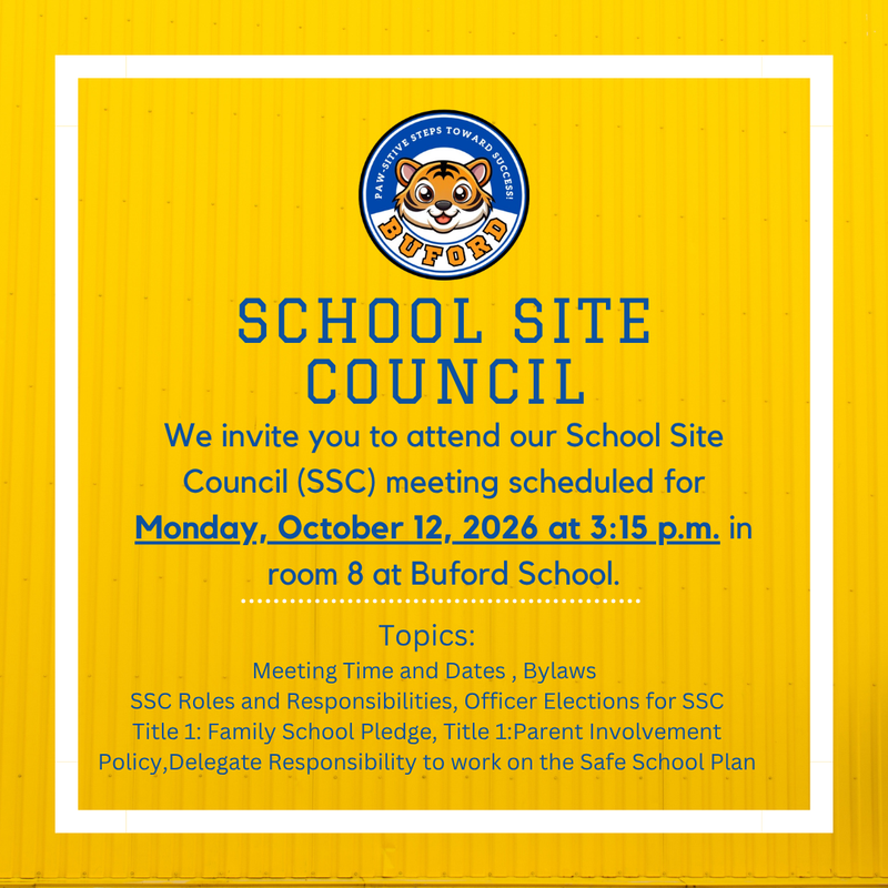 School Site Council Meeting