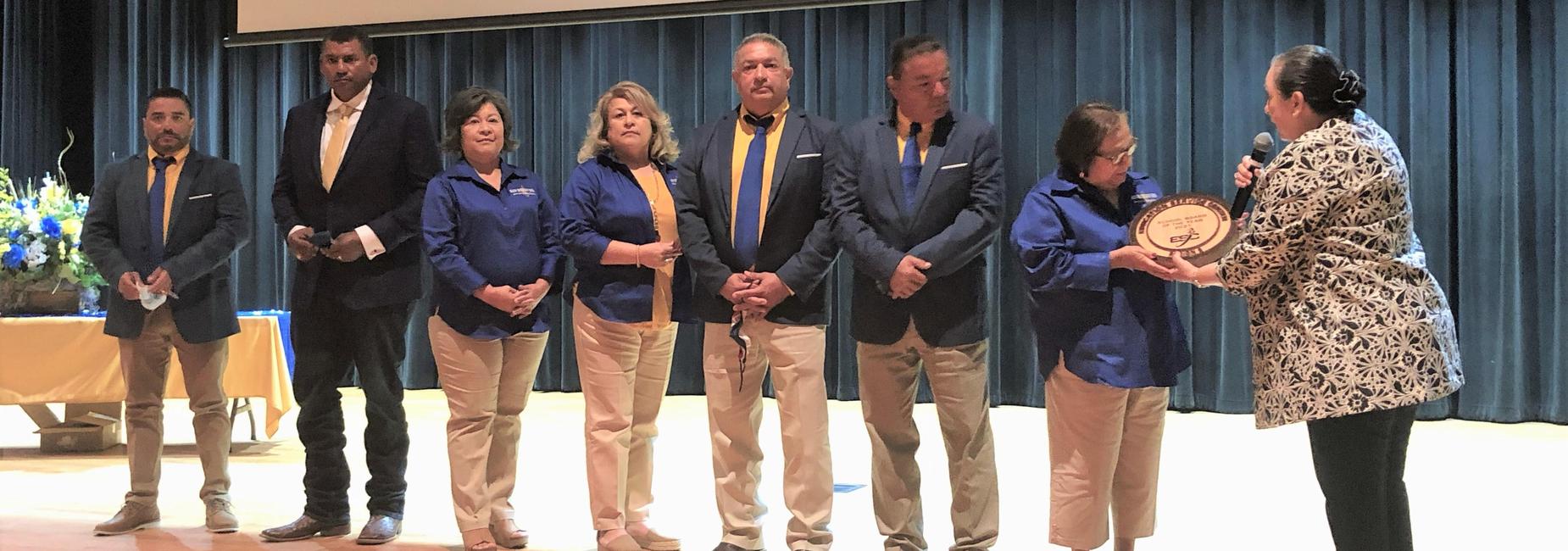 Board Receiving Award